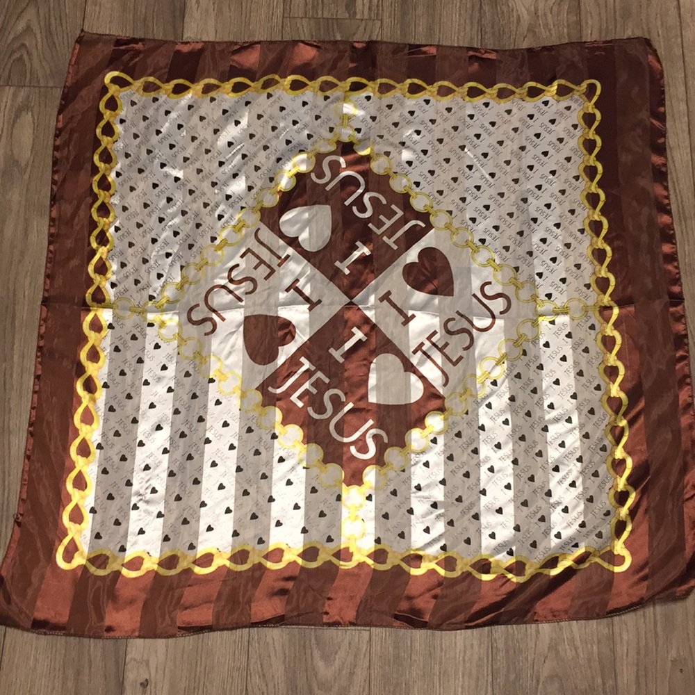 Brand New I 🖤Jesus Scarf - Picture 2 of 5